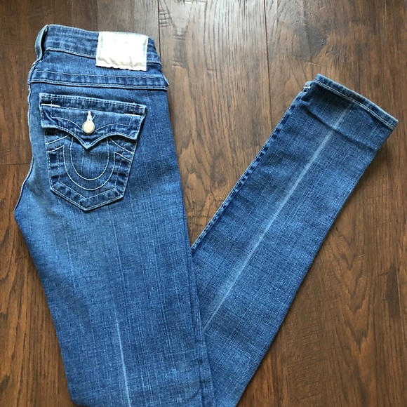 True Religion Glitz & Glam Jodie crystal jeans 25 - Picture 2 of 8